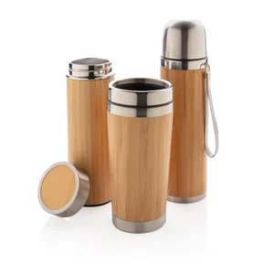 Tazza da 450ml in bambù sostenibile per bevande - Mug promozionale - Product Image 5