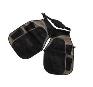 Nouvelle arrivée Tablier de maréchal-ferrant professionnel Chaps en cuir avec protection des jambes renforcée BY TARIQ MFG CO CE ISO EU - Product Image 1