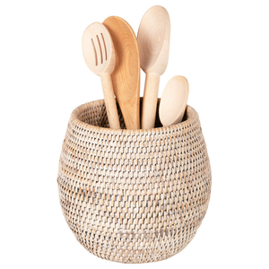 Pot à plantes suspendu en rotin d'élégance moderne: design élégant avec suspension réglable pour jardins intérieurs contemporains - Product Image 5