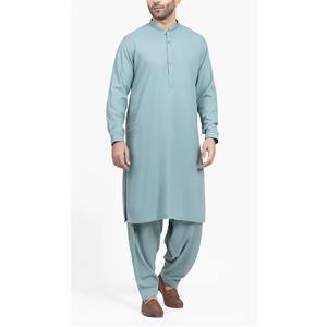 Personalizado hombres Shalwar Kameez 100% algodón vestido hombres ropa manga larga Shalwar Kameez traje - Product Image 1