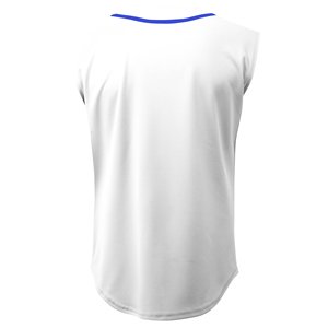 Maillot sans manches de baseball à boutons complets Gilet sans manches personnalisé pour l'équipe de baseball Maillot de baseball blanc sans manches d'entraînement - Product Image 2