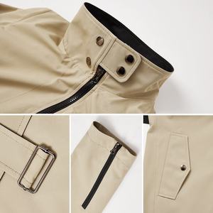 trench-<b>coat</b> High Quality Wholesale Women <b>Long</b> Trench <b>Coat</b> Fashion Solid Color Women Zipper Trench <b>Coat</b> Custom Logo Wholesale OEM - Product Image 3