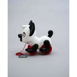 Benny <b>Dog</b> Plastic <b>Pull</b>-<b>Along</b> Toy with Soft Wagging Tail Fun for Toddlers Packaged Sets - Product Image 2