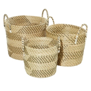 Direct From Viet Nam Factory Best Wholesale Seagrass Bin for Home Decorators Excellent Choice for <b>Laundry</b> Storage Solutions - Product Image 3