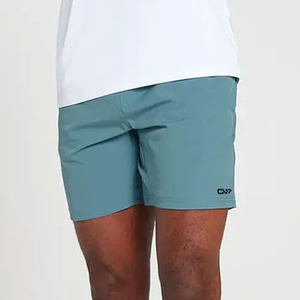 Pantalones cortos de gimnasio para hombre con cintura elástica con cordón, pantalones cortos de gimnasio de tela duradera para uso en gimnasio y deportes al aire libre - Product Image 4