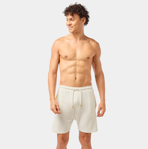 Pantalones cortos de punto para hombre, cómodos, suaves, transpirables, tamaño personalizado, diseño sólido, multicolor, 100% algodón de Bangladesh - Product Image 3