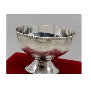 Copas de Postre de Acero Inoxidable Elegantes con Relieve, Mini Vasos para Helado, Copas Redondas con Base para Helado - Product Image 4