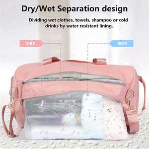 Bolsa de gimnasio de Viaje Unisex de nuevo diseño 2025 al por mayor bolsa de deporte de nailon duradera con logotipo personalizado - Product Image 3