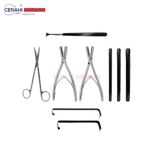 Instruments et machines de chirurgie craniomaxillofaciale de haute qualité Cerahi Industries CMS-016 certifiés CE de classe II, comprenant des instruments pour os - Product Image 1