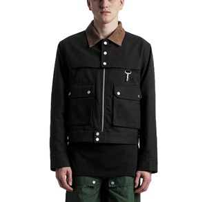 Custom Winter <b>Canvas</b> <b>Jackets</b> for Men Turn-down Collar Embroidery Windproof Breathable Thick Workwear Outdoor <b>Jacket</b> - Product Image 1