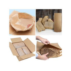 Papel de embalaje tipo panal, protector, para relleno de espacios vacíos, dispensador de papel kraft, cojín, compre al precio más bajo - Product Image 5