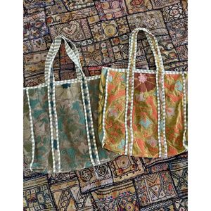 Bolso Tote de Terciopelo Liso para Mujer - Product Image 2