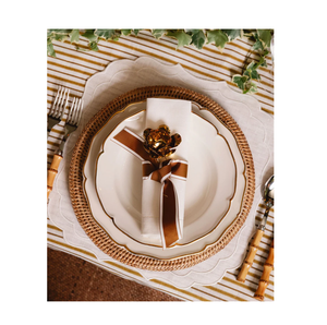 Mantel individual de ratán, placa de cargador, Mantel Individual de ratán natural para una experiencia gastronómica elegante, artesanías más vendidas - Product Image 1