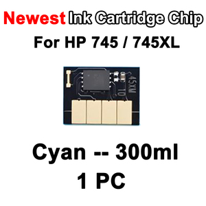 Chip de tinta de 6 colores de 300ML para HP745 745XL 745 para <span class=keywords><strong>HP</strong></span> DesignJet Z2600 Z5600 Plotters de inyección de tinta Chip desechable - Product Image 4