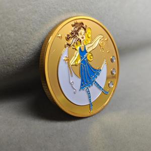 Pièce de monnaie personnalisée de la Fée des Dents, en métal avec relief 3D, pièce de défi sur mesure, souvenir de l'enfance pour enfants - Product Image 1