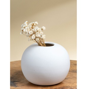 Vase en argile antique indien fabriqué à la main Vase à fleurs en céramique décoration de la maison bureau et hôtel Design moderne élégant en céramique Wholesa - Product Image 2