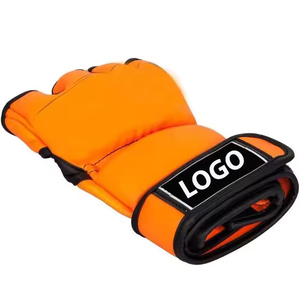 Gants de grappling en cuir MMA professionnels de haute qualité de 8oz Logo personnalisé en gros pour les arts martiaux et les sports de boxe - Product Image 3