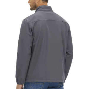 Windproof Lightweight Men's Softshell Jacket Pakistan Made Custom Active Style Softshell for Winter <b>Water</b>-Repel Pattern <b>Bulk</b> - Product Image 2