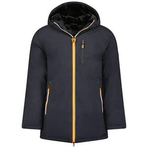 Elite Elastic Cuff <b>Quilted</b> Adjustable Hood Puffer Zipper Jacket For Men Luxury Lightweight Warm Outerwear Comfort Durable Jacket - Product Image 5