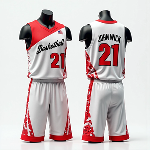 Uniformes de baloncesto RTS Kits sublimados personalizados para hombres Ropa deportiva transpirable de secado rápido Ropa de equipo de alta calidad al por mayor - Product Image 6