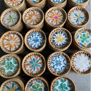 ชุดถาดหวายทนทานและมีสไตล์ทำจากวัสดุที่ยั่งยืนเพื่อการส่งออก - Product Image 2