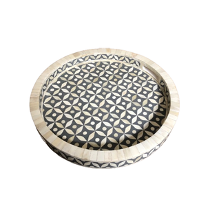 Fabricante profesional de bandeja de servicio personalizada con incrustaciones de hueso para regalos con servicio personalizado para calidad de exportación - Product Image 6