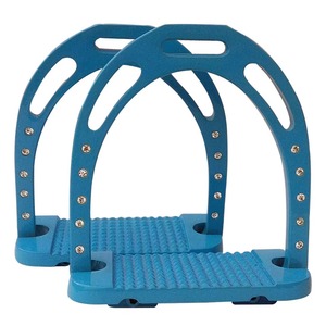 Estribos de polo de entrenamiento para equitación Durable Ajustable Agarre ligero Ajuste cómodo Equipo de campo estable ecuestre - Product Image 3