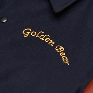 Chaqueta universitaria de lana Oxford para hombre de alta calidad con logotipo personalizado ajuste contemporáneo con parche bordado de chenilla procesado OEM - Product Image 4