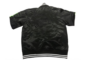 Meilleur prix hommes 100% polyester veste d'hiver personnalisé Premium col montant Letterman Streetwear doux chaud avant Logo Position - Product Image 4
