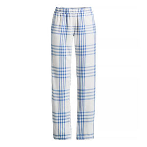 Lands end ชุดนอนผ้าสักหลาดสีฟ้าใสสำหรับผู้หญิงเอวยางยืดขากว้างระบายอากาศได้ดีมีขนาดพิเศษได้รับความนิยมสูง - Product Image 4