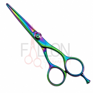 Ciseaux de coiffure professionnels Rainbow en acier inoxydable, ciseaux de salon de barbier, logo personnalisé, ciseaux de coiffure - Product Image 3