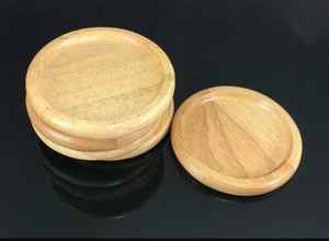 Ensemble de sous-verres en bois moderne écologiques faits à la main en noyer, tapis et coussinets décoratifs pour boissons chaudes/froides pour la salle à manger et la table basse - Product Image 6