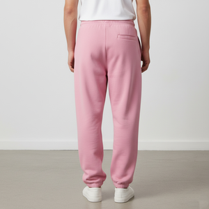 Pantalons de survêtement pour hommes en toile personnalisée OEM, lourds, respirants, couleur unie, coupe ample, lavés, décontractés, taille élastique, hiver, hip-hop - Product Image 6
