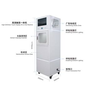 Macchina Automatica per la Pulizia e la Disinfezione a Vapore di Caschi da Moto, Dispositivo di Sanificazione per Caschi Doppi - Product Image 4