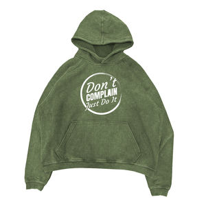 Sun Fad Acid Wash Hoodies Oversize Pullover Heavy Weight Adult Men Acid Wash Hoodie With <b>Screen</b> Printed Logo Design - Product Image 4