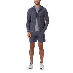 Tenues coupe-vent ensemble en nylon survêtement porter veste de Sport fermeture éclair entraînement Jogging porter ensemble 2025 - Product Image 6