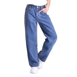 กางเกงยีนส์สีดำวินเทจคุณภาพพรีเมียมทรงหลวมขากว้างสำหรับผู้ชาย สไตล์ลำลอง ซักล้างแล้ว เหมาะสำหรับฤดูหนาวและฤดูใบไม้ร่วง สวมใส่ได้ทั้งในเมืองและนอกเมือง - Product Image 3