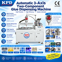 Machine de distribution de colle époxy AB entièrement automatique à 3 axes pour le montage de composants électroniques, modules LED, cartes de circuits et moteurs