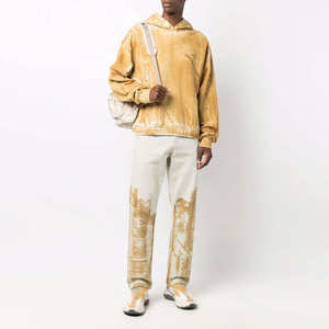 Precio barato al por mayor pulóver sudaderas con capucha gota hombro pesado peso térmico invierno hombres sudaderas con capucha 100% algodón polar - Product Image 6