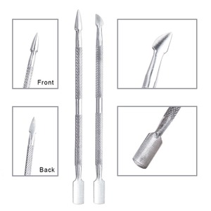 2025 coupe-ongles en acier inoxydable OEM pince à ongles manucure ciseaux pousseurs de cuticules pince à cuticules accessoires pour ongles doigt/orteil - Product Image 5