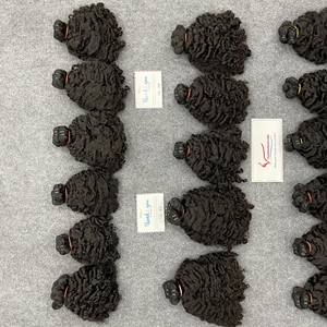 เครื่องต่อผมสีดำธรรมชาติขนาด16นิ้วทำจากผมมนุษย์เป็นลอนใหญ่แบบคนเวียดนาม - Product Image 3