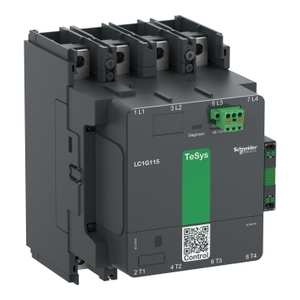 Contactor de Alta Potencia de 4 Polos SCHNEIDER ELECTRIC LC1G2254EHEN TeSys Giga 4NO AC-1 <=440V 330A Versión Estándar 48?130V - Product Image 1