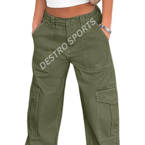 กางเกงคาร์โก้ผ้าฝ้าย100% ของผู้ชายชุดออกกำลังกายกลางแจ้งลำลองเอวกลาง2025สไตล์ล่าสุด - Product Image 5