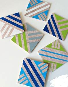 Sous-verre en résine en bois de couleur personnalisée Accessoires pour le thé Sous-verres en résine époxy en bois - Product Image 6