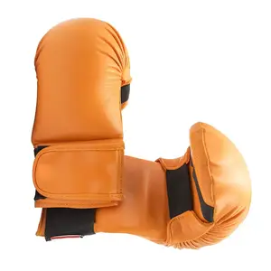 Chất lượng cao Karate Mitts biểu tượng tùy chỉnh PU Karate võ thuật đào tạo găng tay đấm Găng Tay Chiến Đấu Đào tạo Karate Mitts