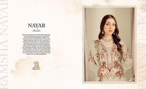 Trajes Shalwar Kameez de alta calidad para mujer, estilo modesto, Material de gasa de seda transpirable, vestido de fiesta bordado fino - Product Image 4