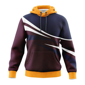 Célèbre vente en gros toutes tailles Sublimation sweat à capuche impression vierge Logo 100% Polyester Faux Bleach Sublimation blancs sweats - Product Image 4