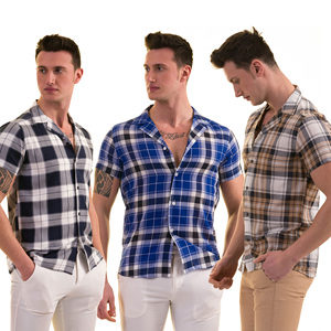 Ew Design Custom Unisex Spandex/Polyester Hawaiian <b>Shirts</b> Digital Printed Plus Size Beach Holiday Buttons up for <b>Men</b> for Spring - Product Image 2