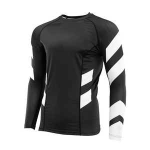 High Quality Quick Dry Rash Guard <b>Swim</b> Wear Long Sleeve Stretch Fitness Top Breathable and Athletic - Product Image 4