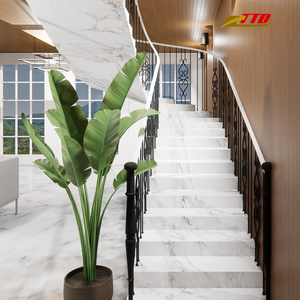 Garde-corps d'escalier intérieur en fer forgé de haute qualité Designs modernes élégants pour les maisons élégantes Rails d'escalier en fer de haute qualité - Product Image 2